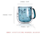 SNOW DOUBLE WALL GLASS WATER CUP