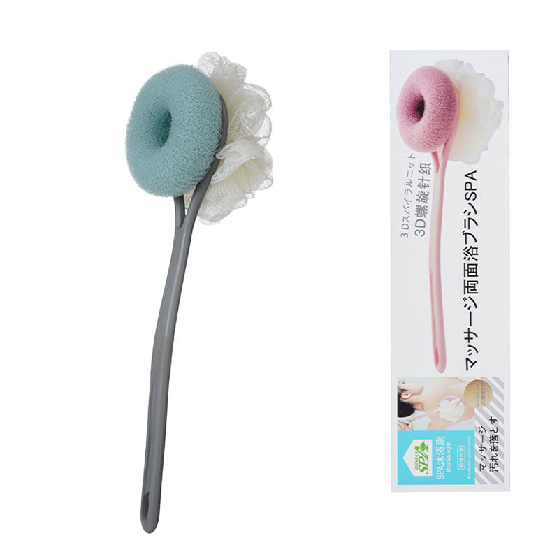 2 FACE LONG HANDLE SHOWER BRUSH