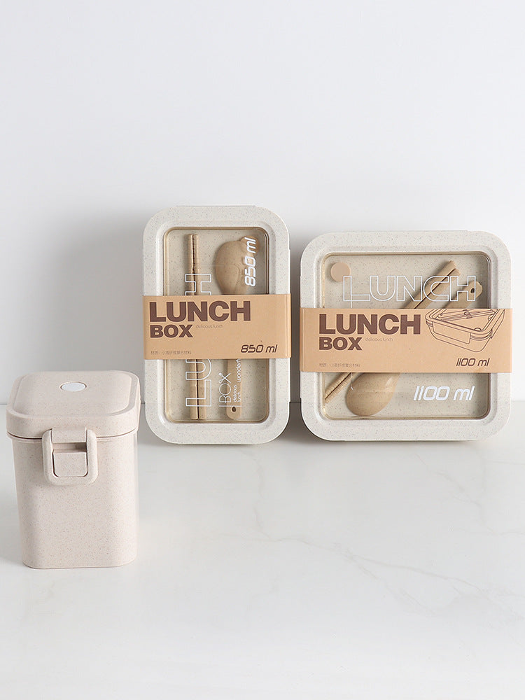 JAPANESE WHEAT STRAW LUNCH BOX