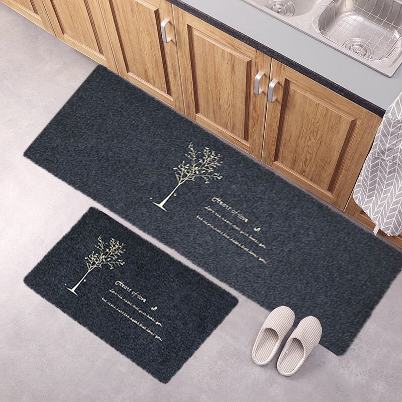 EMBROIDERED ANTI-SLIP MAT ( 2 pcs ) - HOME & LIVING | JIAG STORE Lifestyle Home Improvement