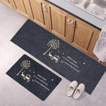 EMBROIDERED ANTI-SLIP MAT ( 2 pcs ) - HOME & LIVING | JIAG STORE Lifestyle Home Improvement