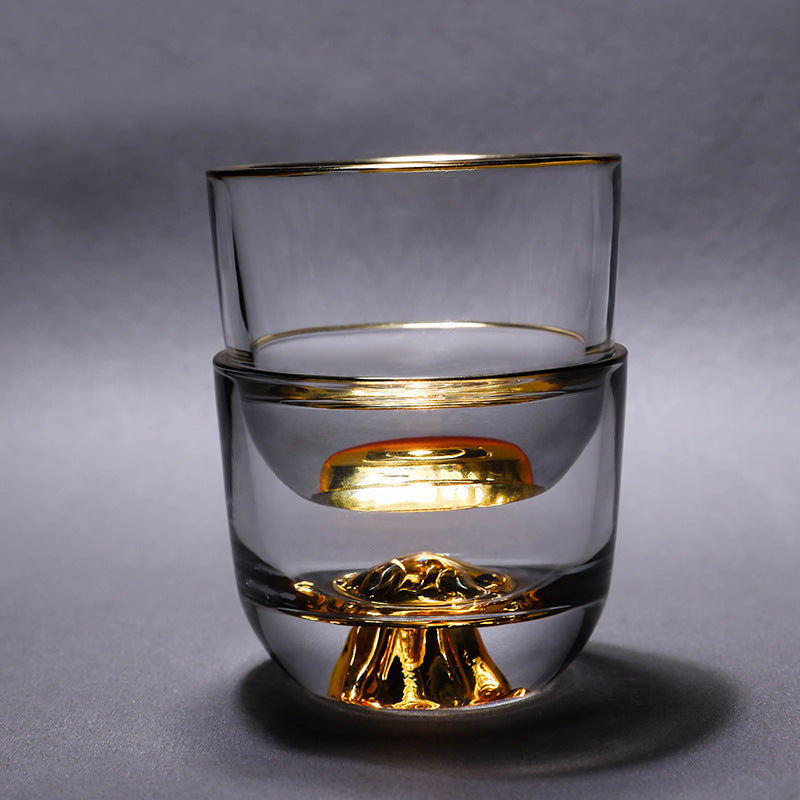 TIBETAN GOLD GLASS