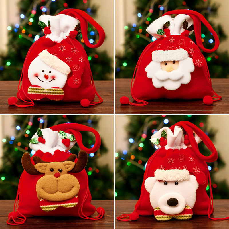 X‘MAS DRAWSTRING GIFT BAG