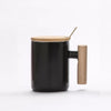 WOODEN HANDLE CERAMIC CUP -  | JIAG STORE Lifestyle Home Improvement