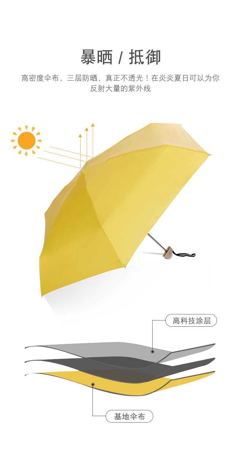 ULTRA LIGHT SMALL FOLDING POCKET UMBRELLA - SPORTS & OUTDOORS | JIAG STORE Lifestyle Home Improvement