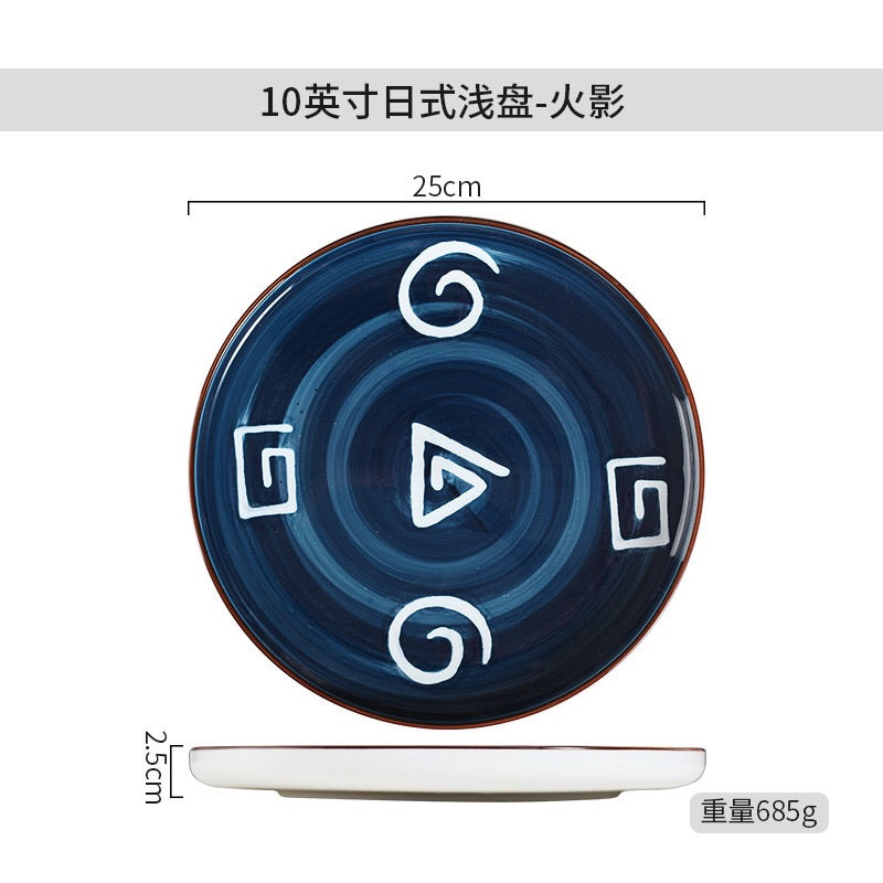 HAND-PAINTED UNDERGLAZE CERAMIC PLATE - HOME & LIVING | JIAG STORE Lifestyle Home Improvement